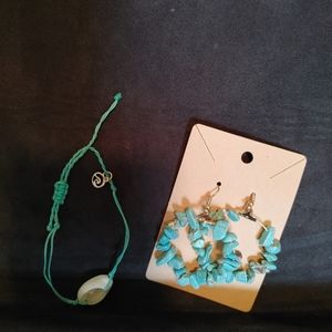 Summer Shell Earring\Bracelet Set